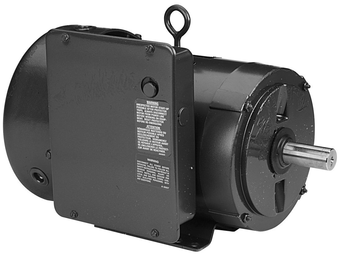 thumbnail image 2 of LEESON 1.5 HP Electric Motor 1725 RPM 115/208-230V Single Phase 56H Frame 110089.00 2 of 5